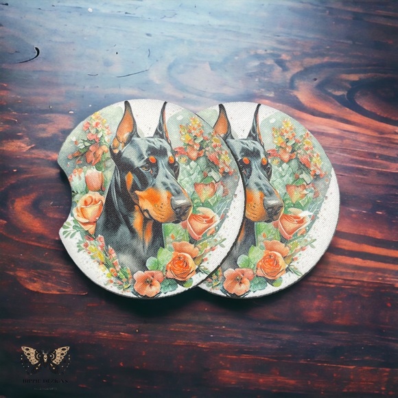 Doberman Car Coater 2 Pack | Hand Crafted Car Accessories - Picture 3 of 8